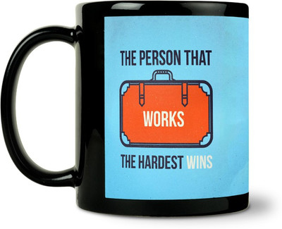 36% OFF on ShopMantra The Hardest Wins Ceramic Mug 300 ml 36% OFF on ShopMantra The Hardest Wins Ceramic Mug 300 ml