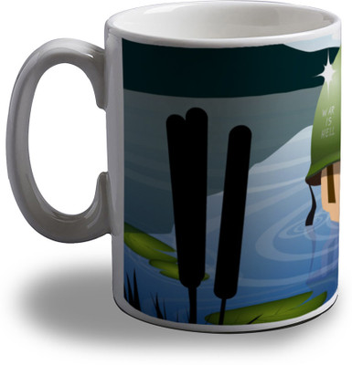 Artifa War Is Hell Porcelain, Ceramic Mug 350 ml Artifa War Is Hell Porcelain, Ceramic Mug 350 ml