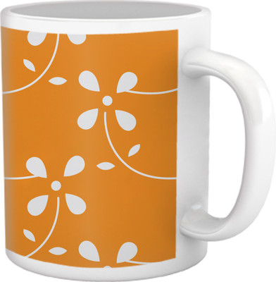 50% OFF on Tiedribbons Shy Shine_Geometric Multicolor_ Soft Pattern Ceramic Mug 325 ml