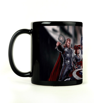 75% OFF on Leepix Superhero Team Ceramic Mug 300 ml