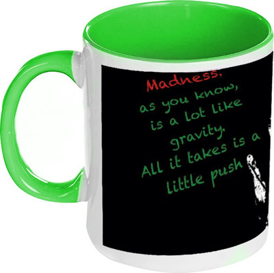 58% OFF on AMY Batman Madness Inside Green Coffee Ceramic Mug 325 ml 58% OFF on AMY Batman Madness Inside Green Coffee Ceramic Mug 325 ml