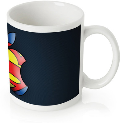 60% OFF on Amore Superman Apple Ceramic Mug 350 ml