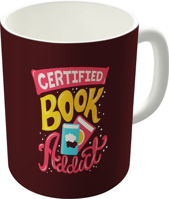 80% OFF on The Fappy Store Certified Book Addict Ceramic Mug 300 ml