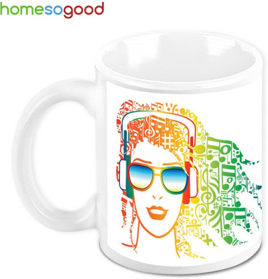 41% OFF on Homesogood Music Is Passion And Life Ceramic Mug 280 ml 41% OFF on Homesogood Music Is Passion And Life Ceramic Mug 280 ml