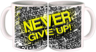 25% OFF on Shopkeeda Never Give Up Ceramic Mug 350 ml 25% OFF on Shopkeeda Never Give Up Ceramic Mug 350 ml