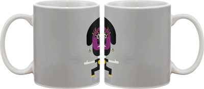 15% OFF on Artifa Cool Dude Porcelain, Ceramic Mug 350 ml