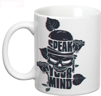 50% OFF on Prithish Speak Your Mind Ceramic Mug 330 ml 50% OFF on Prithish Speak Your Mind Ceramic Mug 330 ml