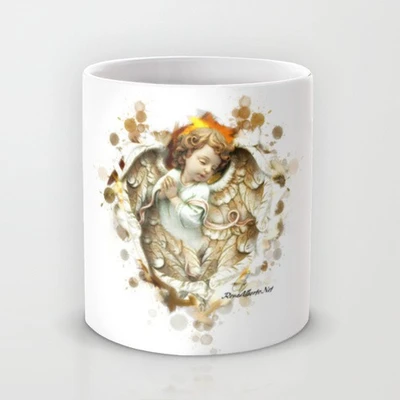 41% OFF on Astrode Little Angel Ceramic Mug 325 ml