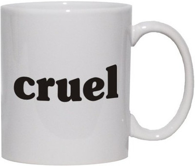 40% OFF on Teeskart Cruel Porcelain Mug 300 ml 40% OFF on Teeskart Cruel Porcelain Mug 300 ml