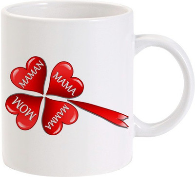 50% OFF on LOLprint MOM MAMA Hearts Ceramic Mug 325 ml 50% OFF on LOLprint MOM MAMA Hearts Ceramic Mug 325 ml