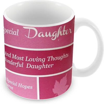 10% OFF on Everyday Gifts For a Very Special Daughter Ceramic Mug 325 ml