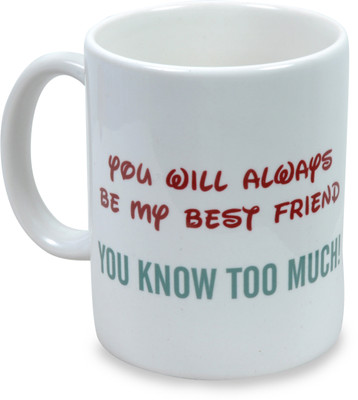 9% OFF on Giftwallas 07 Ceramic Mug 350 ml 9% OFF on Giftwallas 07 Ceramic Mug 350 ml