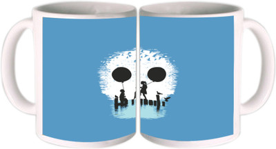 62% OFF on Shopkeeda Skull Or Love Ceramic Mug 350 ml