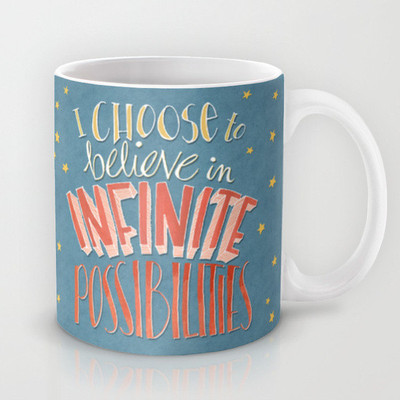 41% OFF on Astrode I Choose To Believe In Infinite Possibilities Ceramic Mug 325 ml