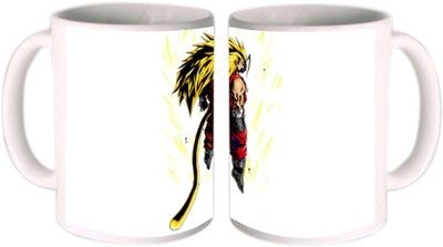 25% OFF on Shopkeeda Goku Super Saiyan Ceramic Mug 350 ml