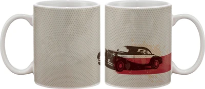 15% OFF on Artifa Retro Car Porcelain, Ceramic Mug 350 ml