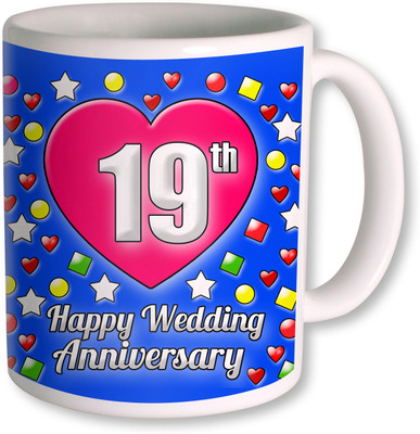 58% OFF on Photogiftsindia Gifts For 19th Wedding Anniversary Coffee Ceramic Mug 350 ml 58% OFF on Photogiftsindia Gifts For 19th Wedding Anniversary Coffee Ceramic Mug 350 ml