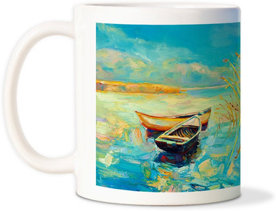 87% OFF on AMY Painting Beauty Ceramic Mug