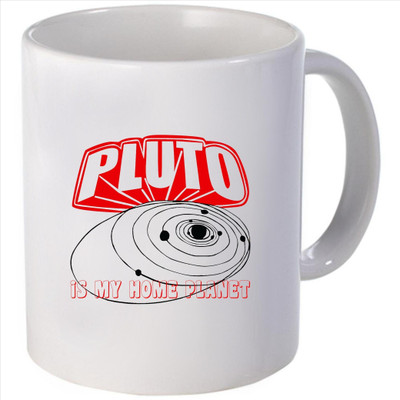 Snoogg pluto is my home Ceramic Mug