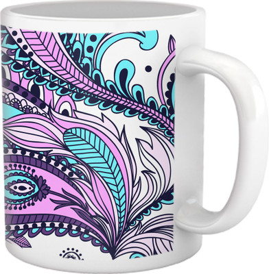 75% OFF on Tiedribbons Pure Vanity_Tru Concept_Ruled Pattern Ceramic Mug 325 ml