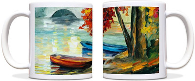 65% OFF on ShopMantra Canvas Painting Black Ceramic Mug 300 ml 65% OFF on ShopMantra Canvas Painting Black Ceramic Mug 300 ml