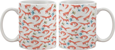15% OFF on Artifa Cute Animal Pattern Porcelain, Ceramic Mug 350 ml