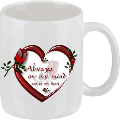 16% OFF on Ellicon 25 Always In My Mind Ceramic Mug