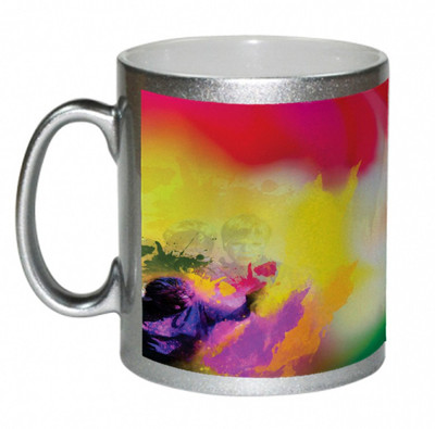 55% OFF on AMY Beautiful Bright Colors Holi Message Ceramic Mug 325 ml