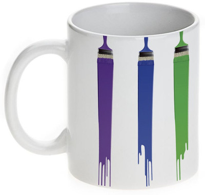 63% OFF on Mugwala Hand Painting Brush Ceramic Mug 350 ml 63% OFF on Mugwala Hand Painting Brush Ceramic Mug 350 ml