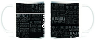 50% OFF on Refeel Gifts Be Stubborn Ceramic Mug 325 ml 50% OFF on Refeel Gifts Be Stubborn Ceramic Mug 325 ml