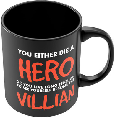 20% OFF on PosterGuy You Either Die A Hero Batman Quote Inspired Comic Series Ceramic Mug 280 ml