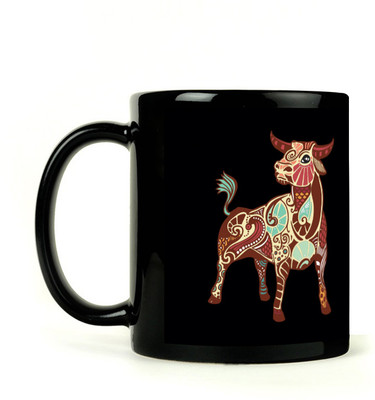 30% OFF on Lovely Collection Black Zodiac Taurus Sunsign Ceramic Mug 30% OFF on Lovely Collection Black Zodiac Taurus Sunsign Ceramic Mug