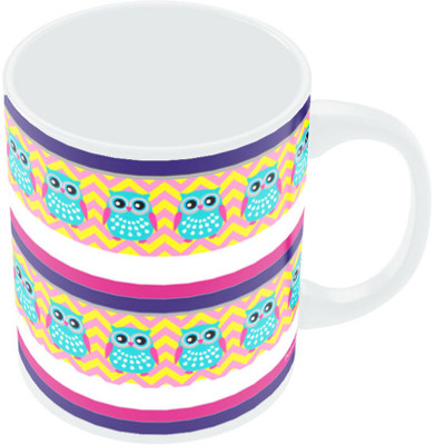 7% OFF on PosterGuy Night Owl Graphic Ceramic Mug 300 ml 7% OFF on PosterGuy Night Owl Graphic Ceramic Mug 300 ml