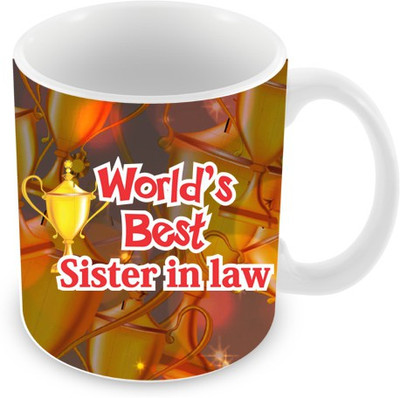 10% OFF on Everyday Gifts World's Best Sister In Law Ceramic Mug 325 ml 10% OFF on Everyday Gifts World's Best Sister In Law Ceramic Mug 325 ml