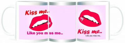 50% OFF on Refeel Gifts Kiss Me - Like You Miss Me Ceramic Mug 325 ml