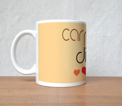 50% OFF on StyBuzz Carpe Diem Hearts Porcelain Mug 300 ml 50% OFF on StyBuzz Carpe Diem Hearts Porcelain Mug 300 ml