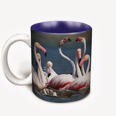13% OFF on Hot Muggs Wild Focus - Birds of a Feather Ceramic Mug 350 ml