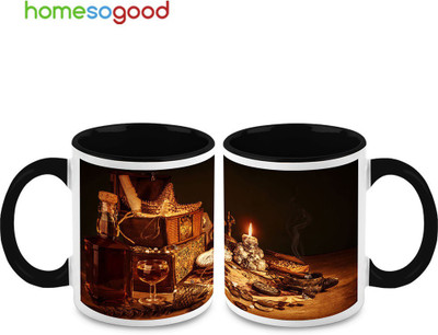 37% OFF on HomeSoGood Room For Black Magic Ceramic Mug 325 ml, Pack of 2 37% OFF on HomeSoGood Room For Black Magic Ceramic Mug 325 ml, Pack of 2