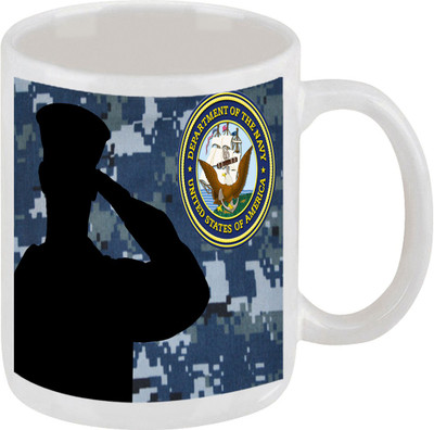 28% OFF on Ellicon E200 Navy Ceramic Mug 325 ml