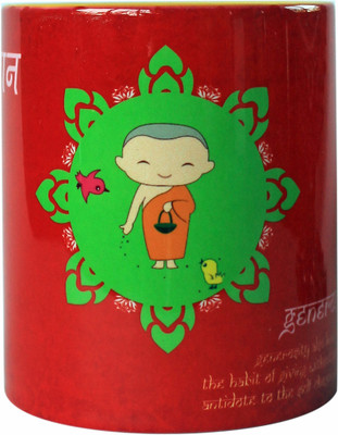 26% OFF on RangRasia Monk RD CM Ceramic Mug