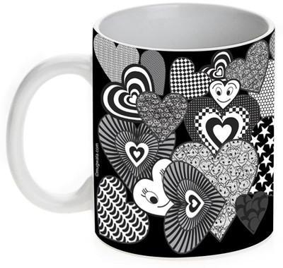 54% OFF on Mugwala Love Doodling Pattern Ceramic Mug 350 ml 54% OFF on Mugwala Love Doodling Pattern Ceramic Mug 350 ml