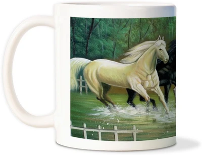 75% OFF on AMY Three Horses Runningcoffee Ceramic Mug 75% OFF on AMY Three Horses Runningcoffee Ceramic Mug