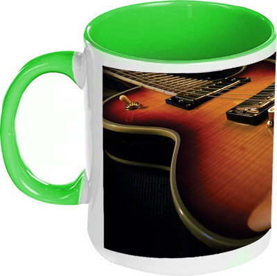 58% OFF on AMY Guitar Musical Instruments Inside Green Coffee Ceramic Mug 325 ml 58% OFF on AMY Guitar Musical Instruments Inside Green Coffee Ceramic Mug 325 ml