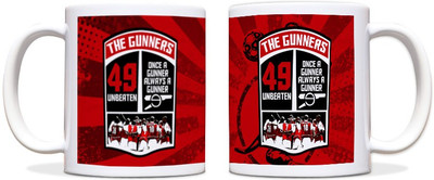 60% OFF on ShopMantra Arsenal The Gunners Unbeaten Black Ceramic Mug 300 ml 60% OFF on ShopMantra Arsenal The Gunners Unbeaten Black Ceramic Mug 300 ml
