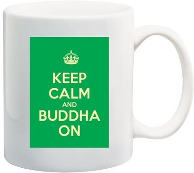40% OFF on Teeskart Keep Calm And Buddha On Porcelain Mug 300 ml 40% OFF on Teeskart Keep Calm And Buddha On Porcelain Mug 300 ml