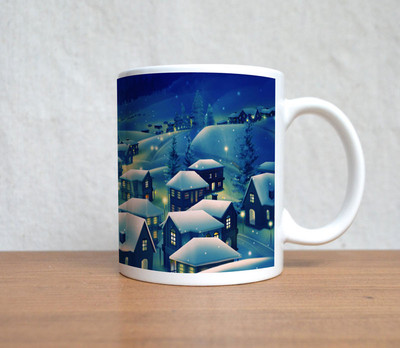 60% OFF on StyBuzz Amazing Christmas Town Blue Christmas Ceramic Mug 300 ml 60% OFF on StyBuzz Amazing Christmas Town Blue Christmas Ceramic Mug 300 ml