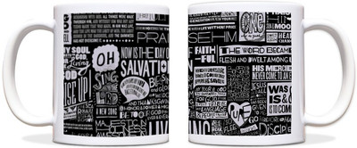 54% OFF on ShopMantra Typography Doodle Black Ceramic Mug 300 ml 54% OFF on ShopMantra Typography Doodle Black Ceramic Mug 300 ml