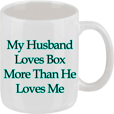 16% OFF on Ellicon 23 My Husband Love Box Ceramic Mug