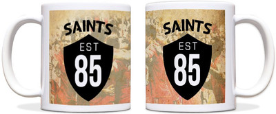 60% OFF on ShopMantra Southampton F.C. Black Ceramic Mug 300 ml