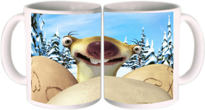 25% OFF on Shopkeeda Ice Age Sid Ceramic Mug 350 ml
